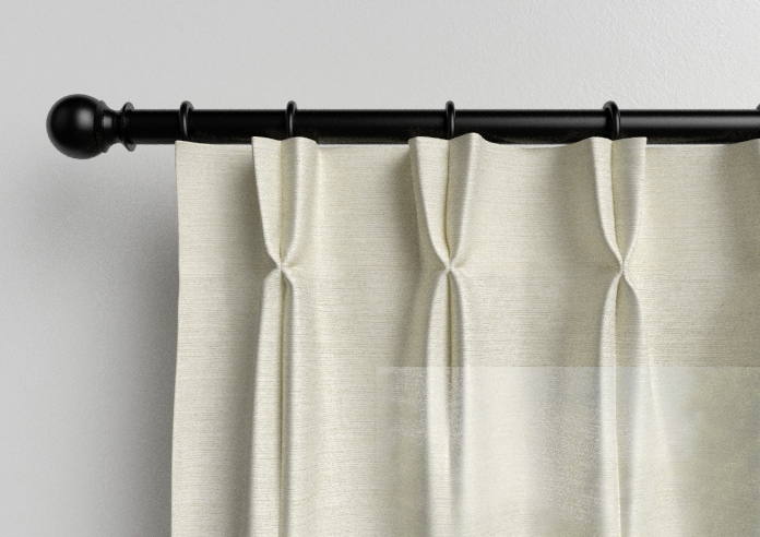 Sahara Voile, Metallic Cream - Made to Measure Curtains - Image 10